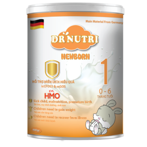 Sữa bột dinh dưỡng sơ sinh Dr Nutri Newborn 900g (0 – 6 tháng)